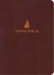 RVR 1960 Biblia Letra Grande Tamaño Manual marrón, piel fabricada