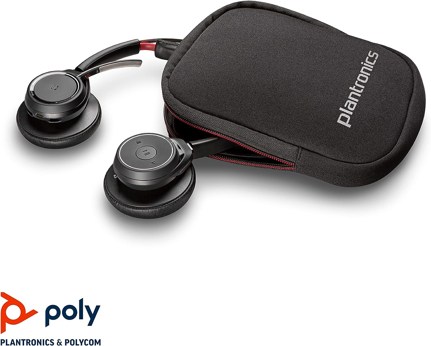 POLY Voyager Focus UC Headset Wireless Head-band Office/Call center Bluetooth Black