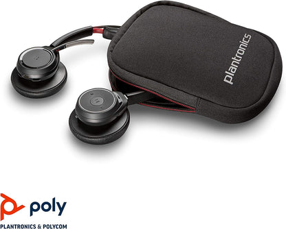 POLY Voyager Focus UC Headset Wireless Head-band Office/Call center Bluetooth Black