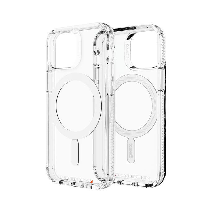Gear4 Crystal Palace Snap - Back Cover For Mobile Phone - Magsafe Compatibility - D3O Crystalex - Clear - For Apple Ipho