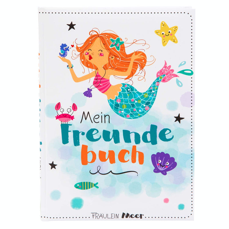 goldbuch Freundebuch Fraulein Meer ca. DIN A5 lini
