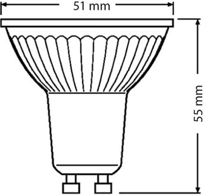 OSRAM LED-Lampe PARATHOM PAR16 35 GU10 3,4 W klar