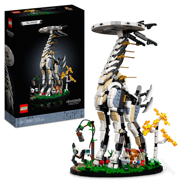 LEGO 76989 Horizon Forbidden West: Tallneck Building Set for Adults with Aloy Minifigure & Watcher Figure, Collectible Gift Idea for Men, Women, Him, Her Single