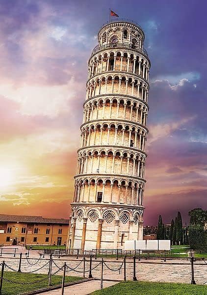 TREFL 1000 Piece Jigsaw Puzzles, Pisa Tower, Leaning Tower of Pisa Puzzle, Tuscany Italy Puzzle, Adult Puzzles, Trefl 10441