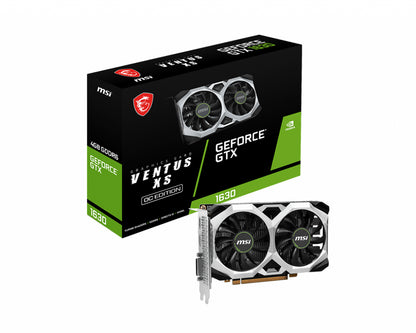 MSI GeForce GTX 1630 VENTUS XS 4G OC NVIDIA 4 GB GDDR6