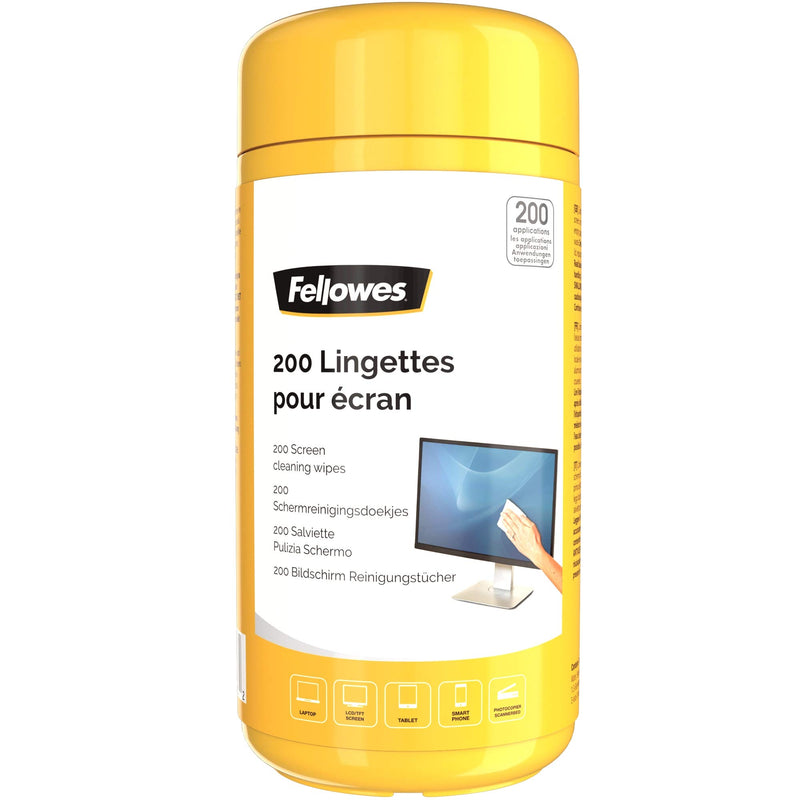 200 Fellowes Bildschirm Reinigungstucher