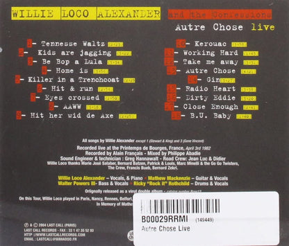 Autre Chose Live