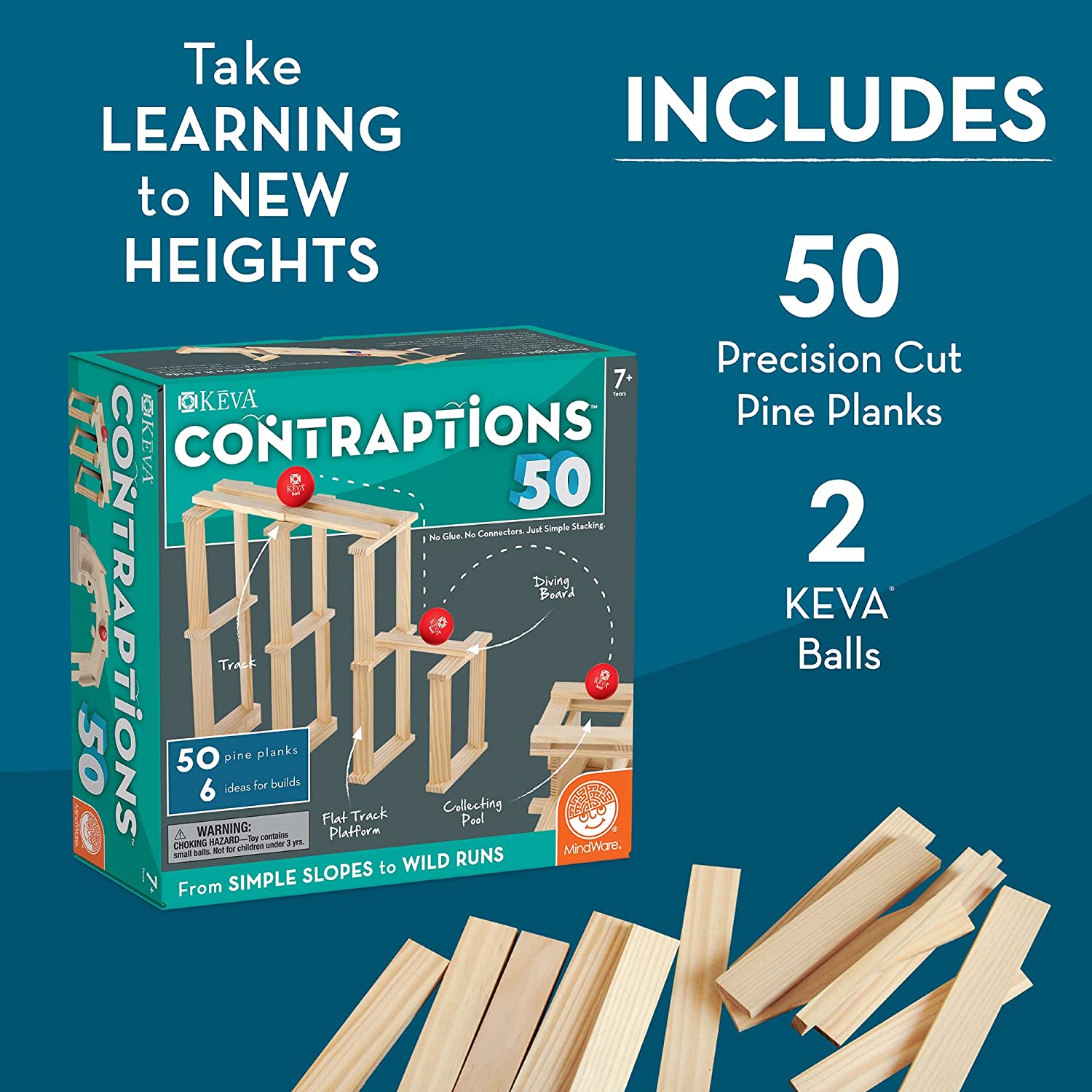 KEVA Contraptions 50 Plank Set