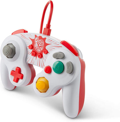 PowerA Wired Controller for Nintendo Switch – GameCube Style Mario Super Mario Wired Gamecube Controller