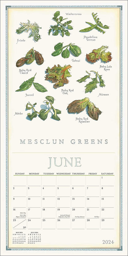 Farmer’s Market 2024 Wall Calendar