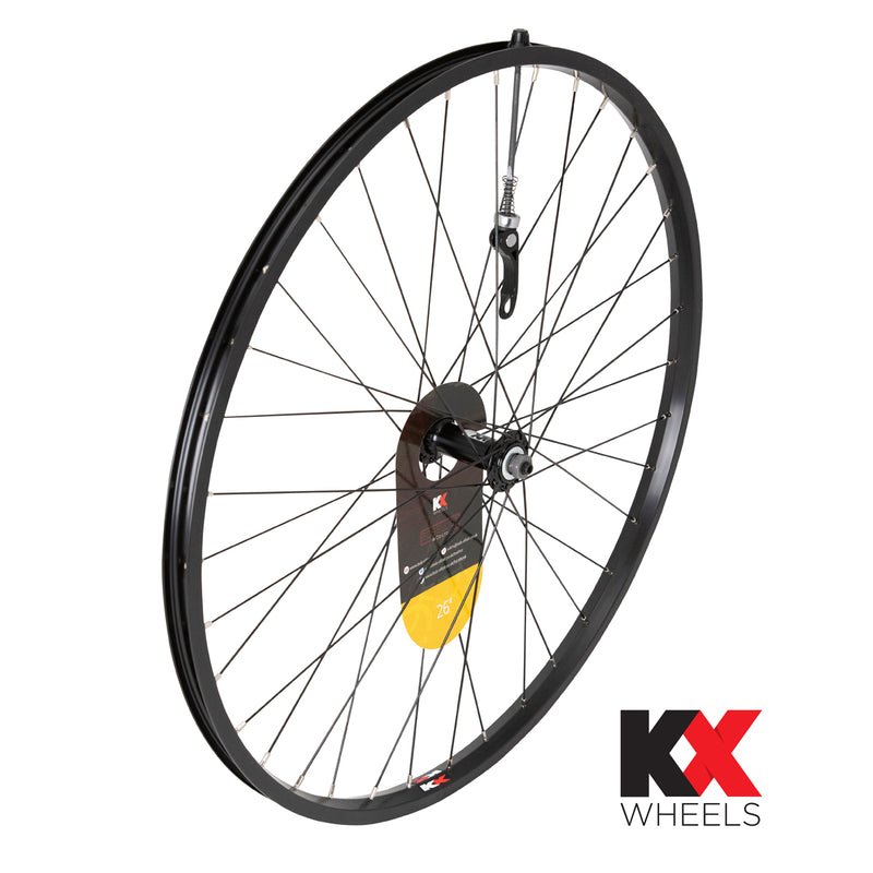 KX MTB 26" Singlewall Q/R Wheel Rim Brake (Front) - Silver