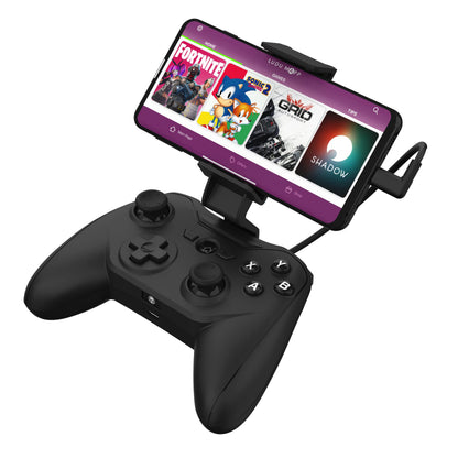 Rotor Riot Gaming Controller for Android – Wired Android Gamepad with Triggers, Power Pass Through Charging, D-Pad - Handheld Game Console Accessory with ZeroG Mobile Device Holder PWR+