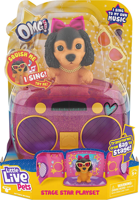 Little Live Pets! OMG! Pet Star Stage Carrier Playset //26113