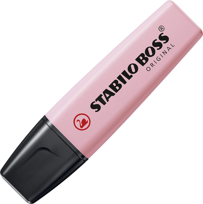 Highlighter - STABILO BOSS ORIGINAL Pastel - Pack of 1 - Pink Blush Pack of 1 Pink Blush