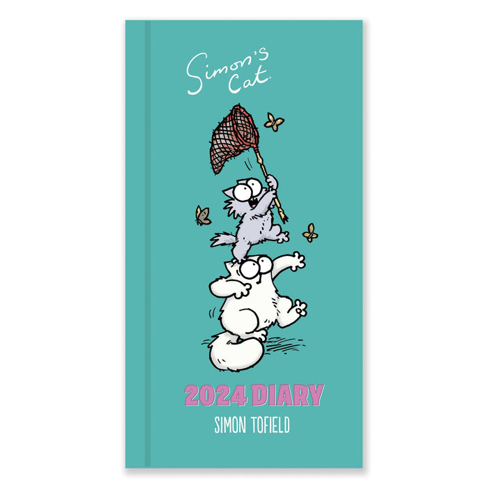 Portico Designs 2024 Simon's Cat Slim Diary Week to View