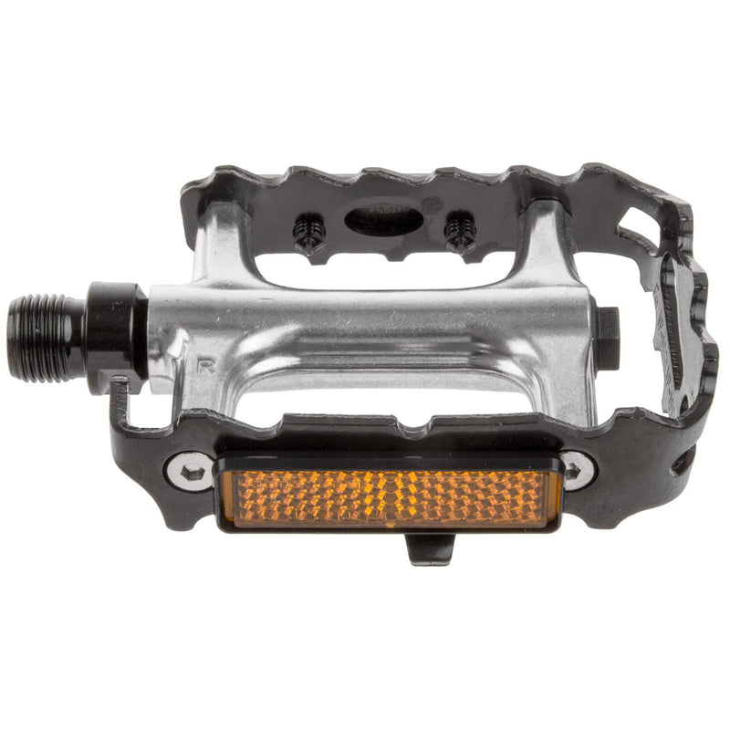 VP Comp P Components MTB Pedal with Black Cage- Silver