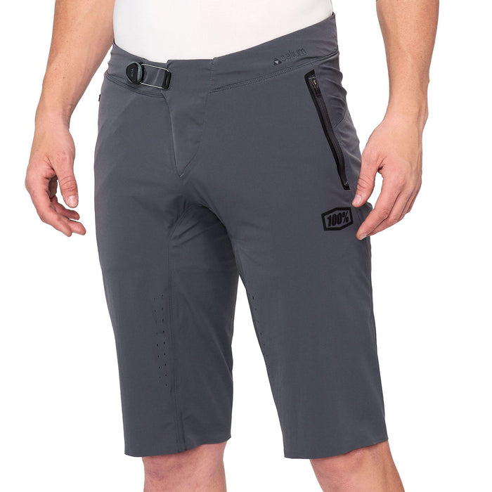 100% Celium Shorts 2022 Charcoal 32"