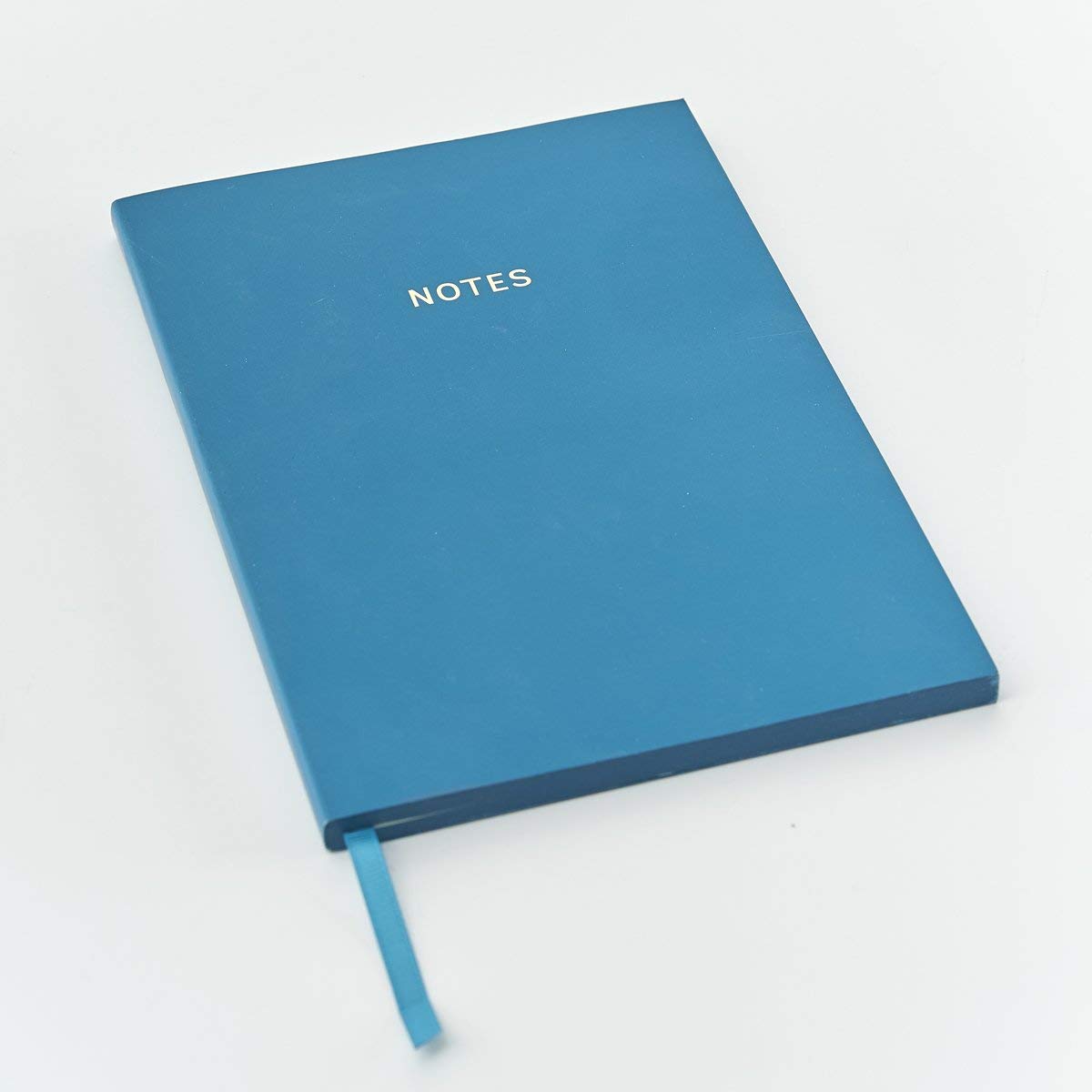 Colourblock A5 Notebook Peacock