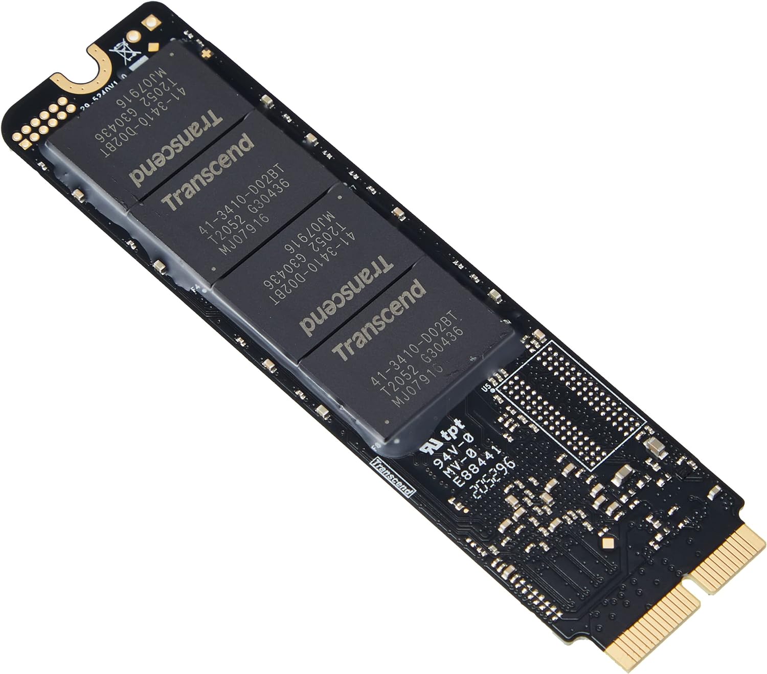 Transcend 480GB JetDrive 850 SSD (without enclosure) for MacBook Air 11" & 13" (Mid 2013 – 2017), MacBook Pro Retina 13" & 15" (Late 2013 – Mid 2015) Up to 1600/1400 MB/s TS480GJDM850 480 GB macOS 10.13 or later, Without Enclosure