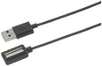 Suunto - Charging / Data Cable - Usb Male To Terminal (Magnet) - Black