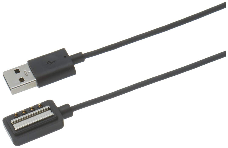 Suunto - Charging / Data Cable - Usb Male To Terminal (Magnet) - Black