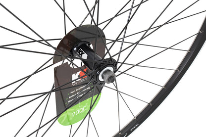 KX Hybrid 700C Doublewall Q/R Wheel Rim Brake (Front) - Black