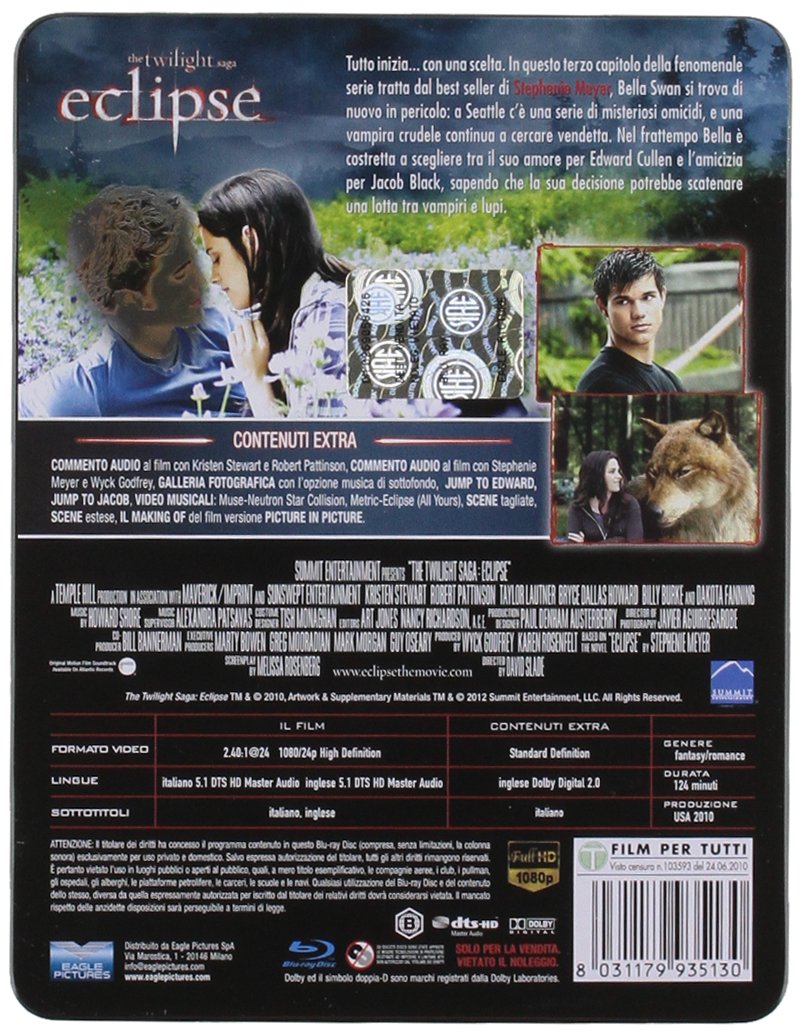 Eclipse - The Twilight Saga (Limited Metal Box)
