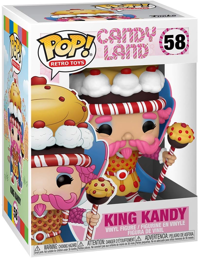 Funko POP Retro Toys: Candyland - King Kandy, Multicolor, Standard Pop! Vinyl