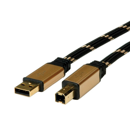 ROLINE GOLD USB 2.0 Cable, A - B, M/M 3.0 m