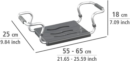 Maximex Badewannensitz Secura silber