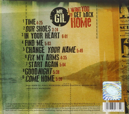 I want you to get back home