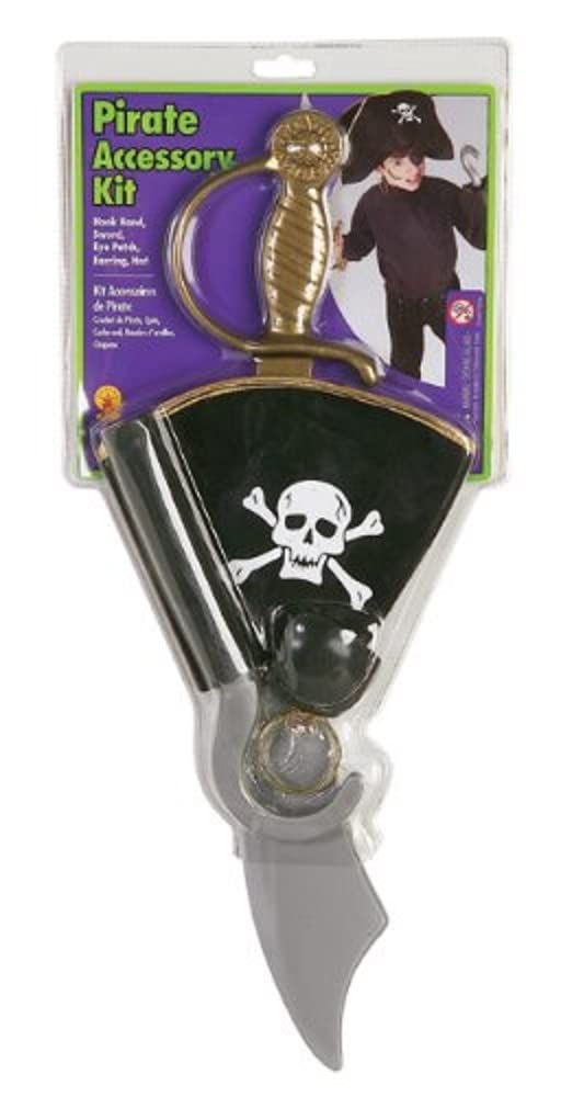 Rubie's 482NS Official pirate accessory kit, Kid's, One Size