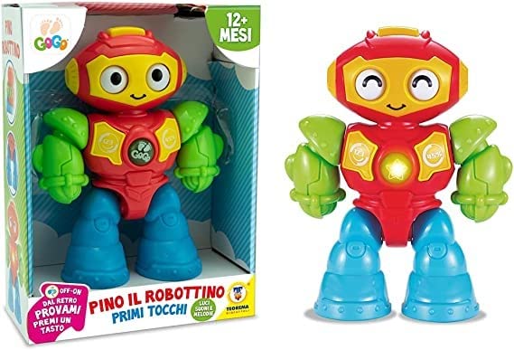 Teorema: Prima Infanzia Gogo - Pino Robottino Luci E Suoni - Open Touch Box