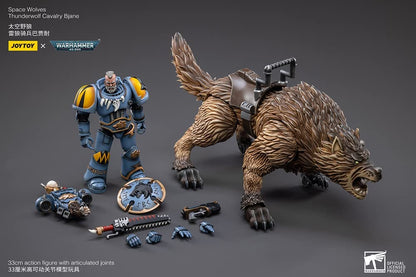 Warhammer 40K Space Wolves Thunderwolf Cavalry Bjane