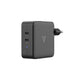 65W Usb-C Pd Gan Ac Charger 2 X Usb-C Ports Intl Plugs