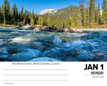 National Parks 2024 6.2 X 5.4 Box Calendar