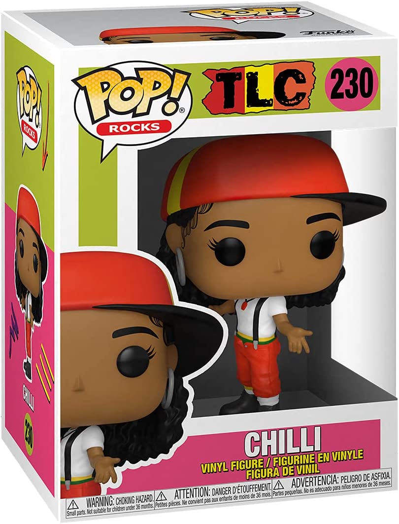 Funko POP! Rocks: TLC - Rozonda Chilli Thomas - Chilli - Collectable Vinyl Figure - Gift Idea - Official Merchandise - Toys for Kids & Adults - Music Fans - Model Figure for Collectors and Display