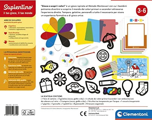 Clementoni: Sapientino Montessori - Gioca E Scopri I Colori