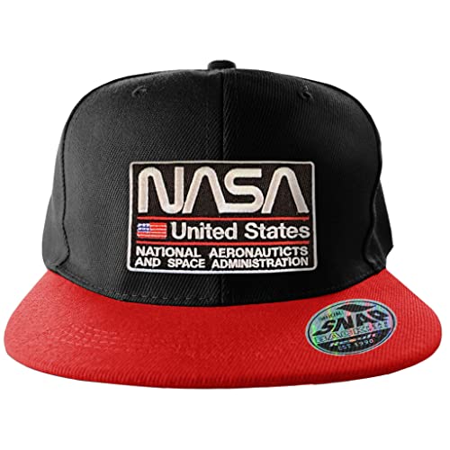 NASA UNITED STATES - Standard Snapback Cap Black/R