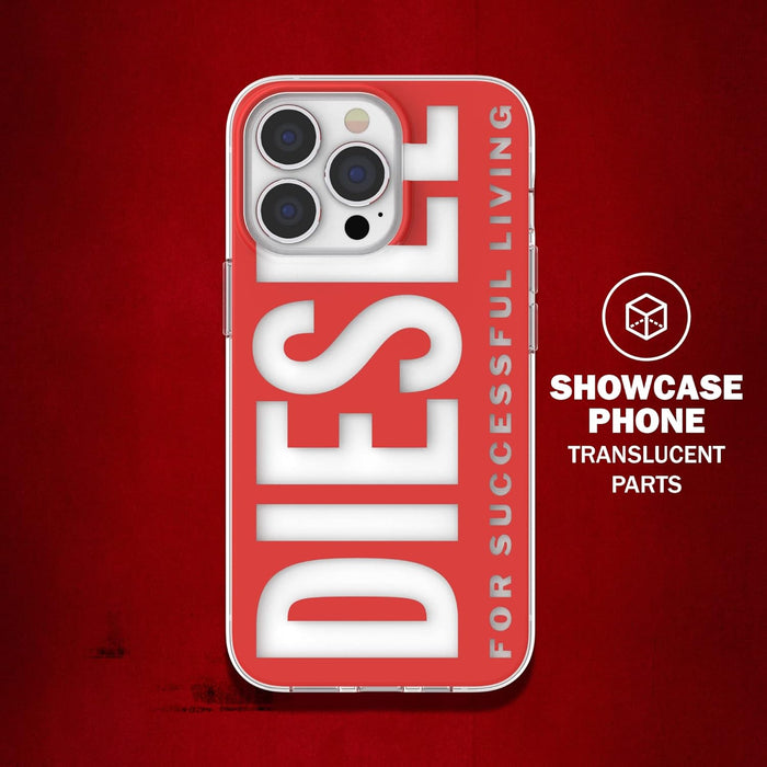 Diesel Designed for iPhone 13 Pro 6.1 Case, Moulded Core, Shockproof, Drop Tested Protective Case with Raised Edges, Red/White iPhone 13 Pro 6.1" navy blue