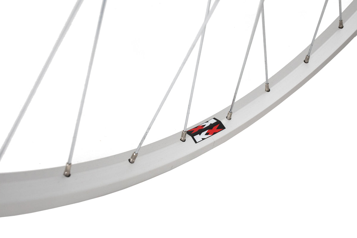 KX Hybrid 700C Singlewall Solid Axle Wheel Rim Brake (Front) - Silver