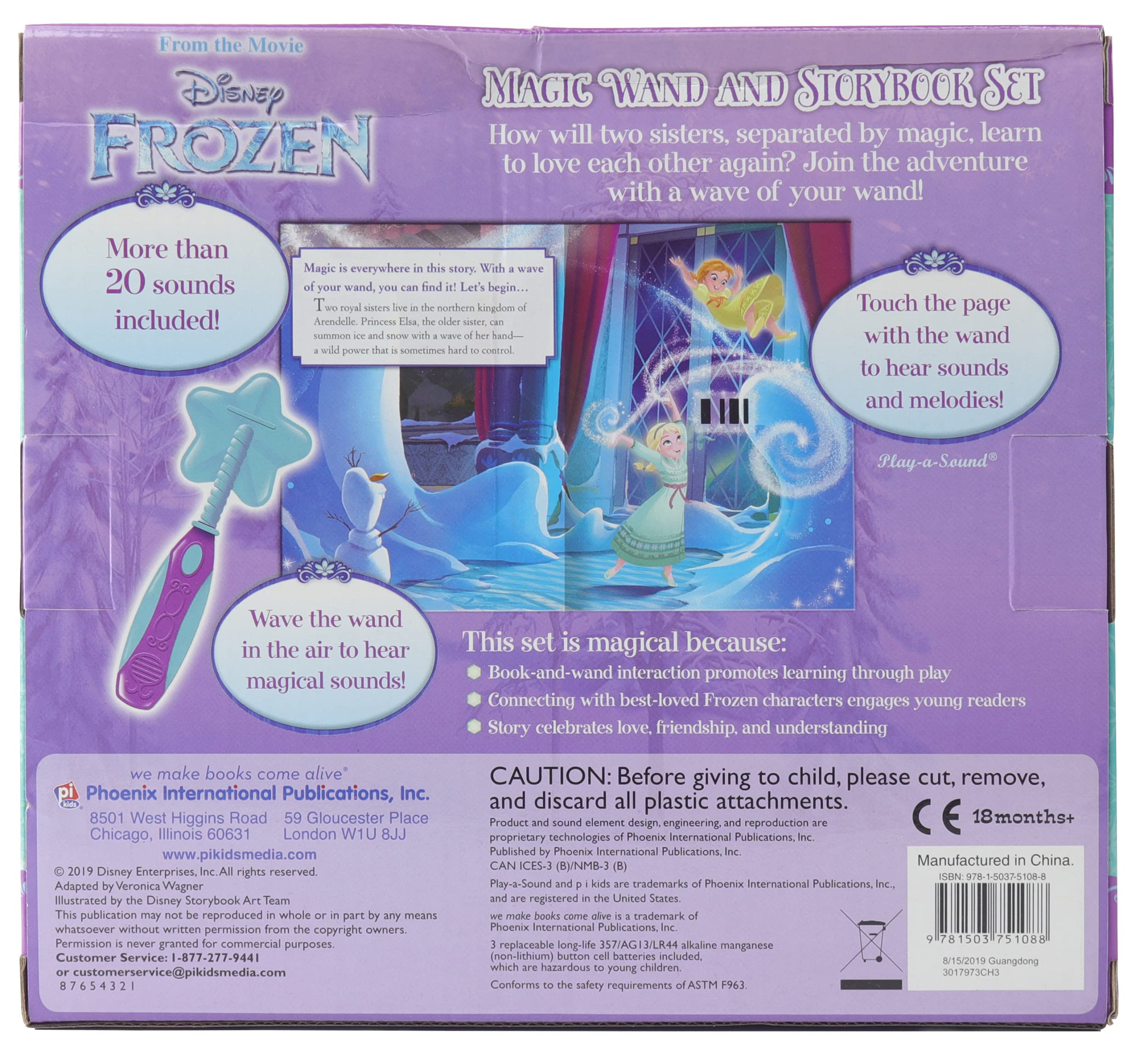 FROZEN: MAGIC WAND & STORY BK SET