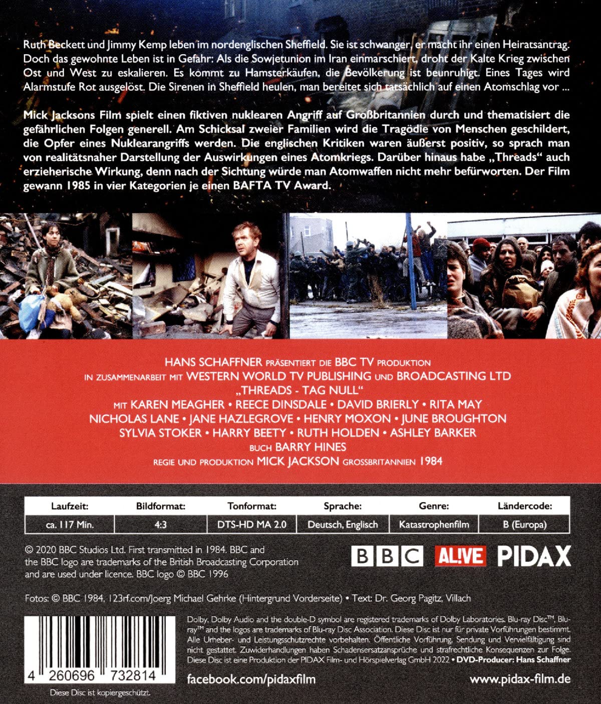 Threads - Tag Null / Spannender preisgekrönter Film über einen Nuklearangriff (Pidax Film-Klassiker)