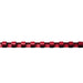 Fellowes 12 mm A4 Plastic Binding Combs - Red, Pack of 100 Red 12 mm