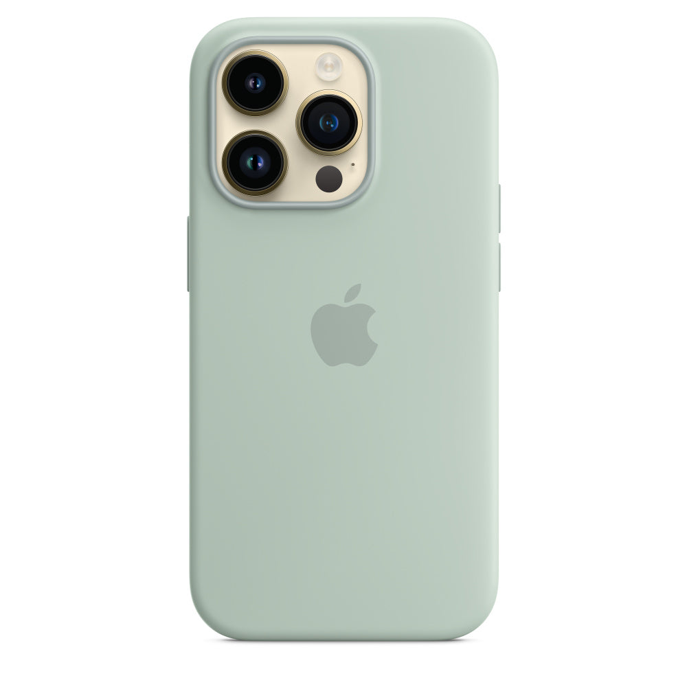 Iphone 14 Pro Silicone Case With Magsafe - Succulent
