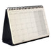 SIGEL C2481 Conceptum Desktop planner 2024, approx. A5, approx. A5, black, hardcover, 2 pages = the month at the bottom and notes at the top, 144 pages
