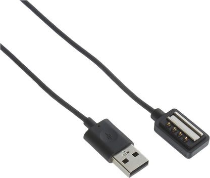 Suunto - Charging / Data Cable - Usb Male To Terminal (Magnet) - Black