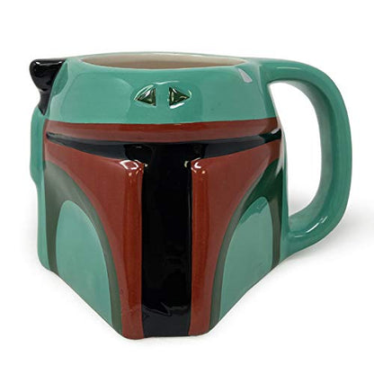 Star Wars (Boba Fett) Sculpted Mug Multicolored 1 Count (Pack of 1)