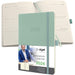 SIGEL C2438 Conceptum Weekly planner 2024, approx. A5, Green, softcover, 2 pages equal to 1 week, 192 pages Green ca. A5