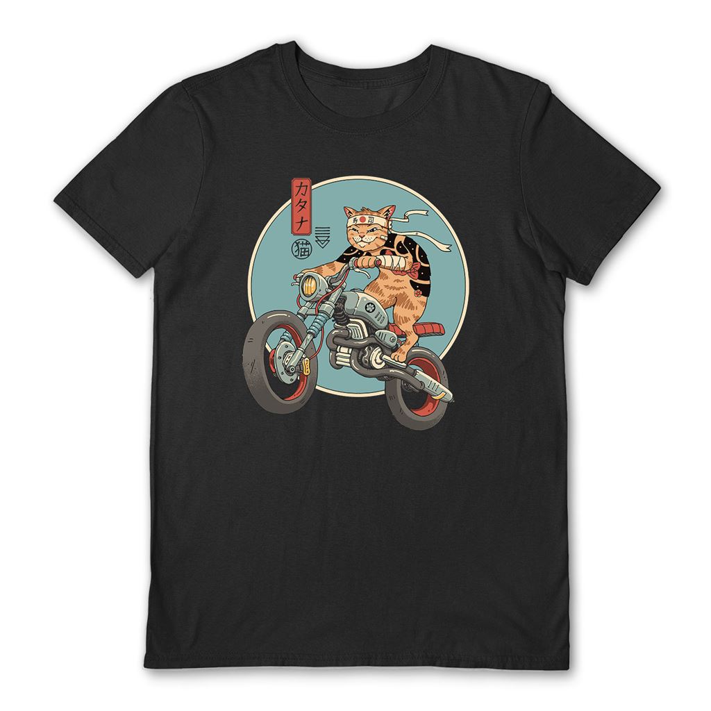 VINCENT TRINIDAD (CATANA MOTORCYCLE) BLACK UNISEX T-SHIRT SMALL